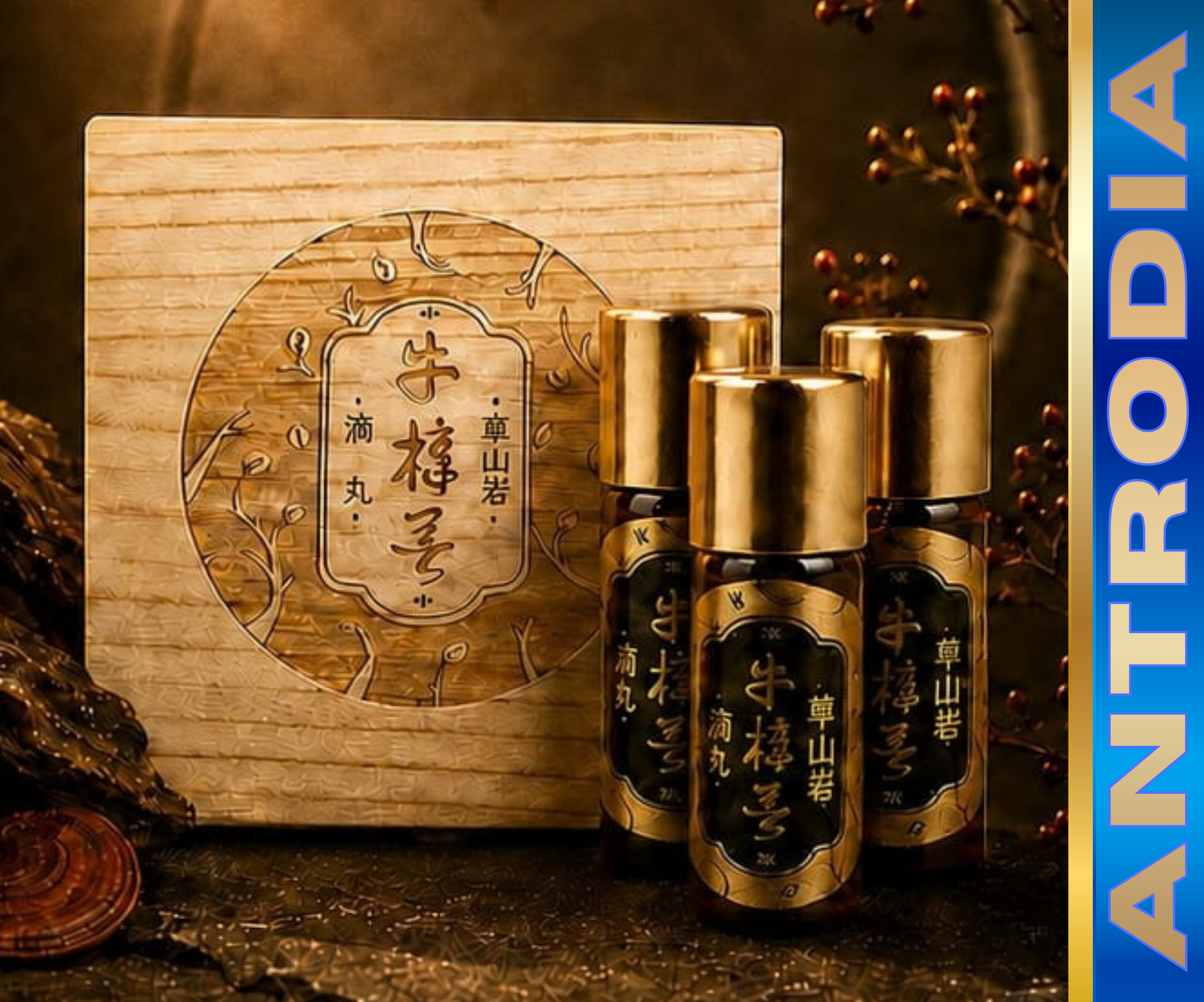 Antrodia Cinnamomea Dissolving Pearls | 3 Bottles per Box